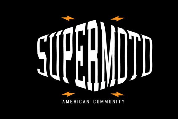 Classic Supermoto Graphic Design: Bold Urban Streetwear Aesthetics