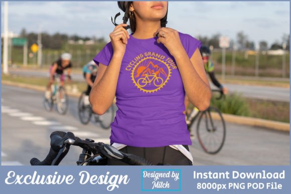 Cycling Grand Tour Graphic Tshirt Design: Your Ultimate Custom Asset