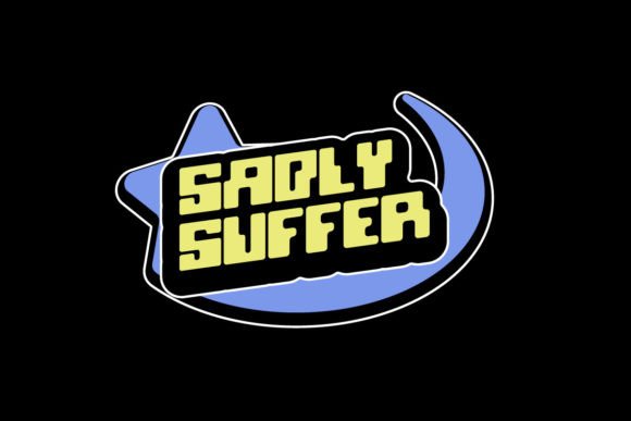 Embrace Y2K Nostalgia with the Sadly Suffer Graphic Tee Design