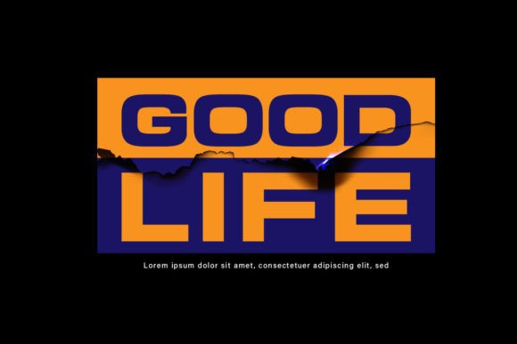 Good Life Graphic Tee: Urban Streetwear Design for Brands