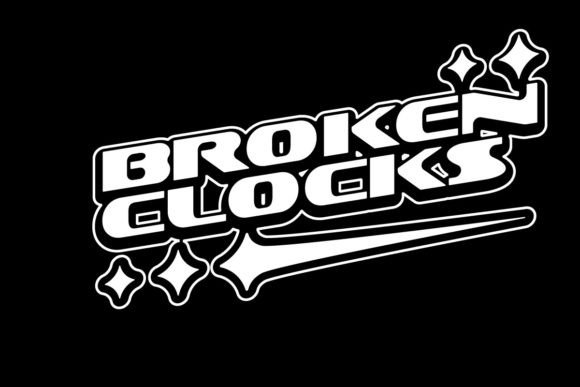 Y2K Graphic Design Broken Clocks: Capturing Urban Chaos